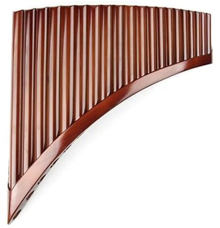 Professionelles Panflöten Blasinstrument Traditionelles Musikinstrument Bambus Panflöte E Tonart 20 Pfeifen Geeignet Für Anfänger Und Erwachsene(RIGHT HAND)