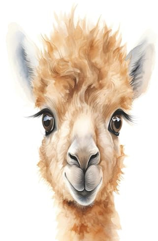 Llama Notebook: 110 page 6x9