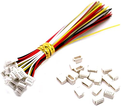10 Sets Mini Micro Sh 1.0 Jst 4-Pin Connector Plug Male With 150mm Cable & Female