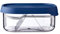 Mepal - Obstbox Take a Break - Obstbox zum Mitnehmen für frisches Obst - Box mit kleiner Obstgabel - Passt perfekt in die Take a Break Lunchbox - 250 ml - Nordic Denim
