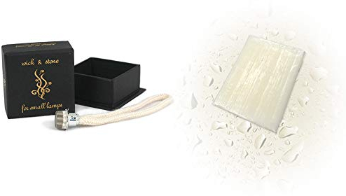 Ashleigh & Burwood Ersatzdocht für Duftlampe und Gratis Milchseife 25g Größe klein