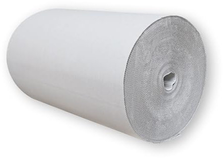 1 Rolle Rollenwellpappe | Breite: 80cm | Länge: 70m | ausgezeichnete Polsterwirkung | Verpackung, Schutz, Ausfüllen von empfindlichen Waren | wiederverwendbar | umweltfreundlich | recyclebar