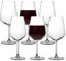 URBNLIVING Set of 6 Allegra 490cc Wine Glasses