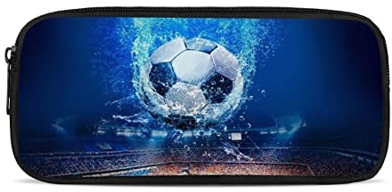Coloranimal Schul- und Bürobedarf, 3D-Fußball-Motiv, bedruckte Stiftebox, Kosmetiktasche