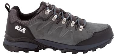 Jack Wolfskin Herren Refugio Texapore Low M Walking-Schuhe, Grey / Black, 42 EU