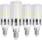 HZSANUE E14 Bombillas Maíz LED 12W, Pequeño Tornillo Edison Bombilla, 3000K Blanco Cálido, 1350LM, Bombillas Incandescentes de 100W Equivalentes, No Regulable, Paquete de 4