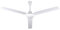 Kasart Ventilatore da soffitto 3 Pale, Diametro 140cm, 5 velocità