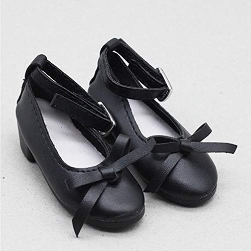Uteruik Kugelgelenk-Puppe, High Heels, Schuhe mit Schleife, für 1/3 60 cm Kugelgelenk, Puppe, SD-Puppe, lässige Outfits, Kostümzubehör (#E)