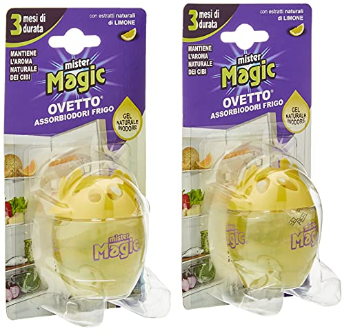 Mister Magic, Ovetto Assorbi Odori Limone - 2 Pezzi