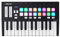 summina 25 Portable 25-Key USB MIDI Keyboard Controller with 16 RGB Backlit Trigger Pads 8 Assignable Control Knobs