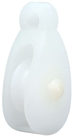 TOPINCN 25pcs Single Pulley Roller, Wire Towing Wheel Lifting Rope Pulley Block with Plastic Design for Agriculture Greenhouse Barns