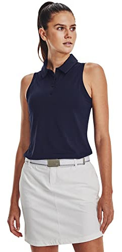 Under Armour Womens Sleeveless Polos Ua Playoff Sl Polo, MDN, 1377338-410, XL