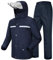 M GYEJIAQU Combinaison de Pluie Imperméable et Réfléchissante Pantalon de Pluie Extérieur Homme/Femme Blouson Léger Veste de Randonnée（S, Marine）