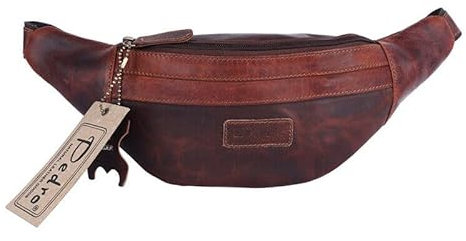 Büffelleder Bauchtasche I Herren, Damen I Echt Leder I Hüfttasche I Tracking