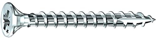 Vis Rocket tête fraisée Pozi VYNEX Acier zingué 4x40 - Boite de 500-351400025116