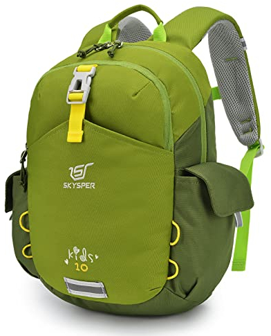 SKYSPER Kinderrucksack 10L Rucksack Jungen & Mädchen für 3-8 Jährige, komfortabler Wanderrucksack Kinder