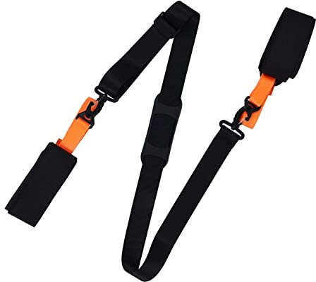 FAINCA Universal Ski Tragegurt Verstellbar Skigurt, Ski Zubehör Klettverschluss Tragegurte, für Einfachen Transport Ihrer Skiausrüstung fur Outdoor Aktivitäten im Winter