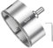 SALI 90 mm Diamantbohrer Lochsäge Mit Zentrierbohrer - Glasbohrer Mit Diamant-Beschichtung 45# Stahl Hohl-Bohrkrone Fliesenbohrer Zum Bohren in Keramik, Porzellan, Glas, Marmor, Schiefer