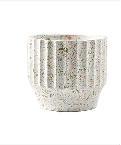 DSHUB Kaktus-Pflanztopf aus Beton, modernes Design, Bonsai-Pflanztöpfe, Sukkulenten-Töpfe für den Außenbereich, Sukkulenten- und Kaktus-Pflanzbehälter, einfach zu kombinierende Zement-Blumentöpfe