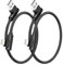 Short Lightning Cable 0.3M 2Pack MFi Certified Right Angle iPhone Charger Nylon Braided Fast Charging Cable for iPhone 14 13 12 11 Pro Max XR XS X 10 8 7 6 Plus SE