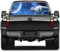 Gadgets Auto-Pickup-Truck-Zubehör, Arctic Wolf-Heck-Truck-Fensteraufkleber, Wrap-Grafik, perforiert, durchsichtig, Größe for die meisten Pickup-Trucks, SUV, versteckte Autoaufkleber for Kratzen, 66 x