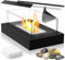 NEU! Tischkamin [3h Brenndauer] | Tischfeuer Set für Indoor und Outdoor | Ethanol Tischkamin mit Einstellbare Flamme und 4-Fach-Sicherheitsglas | Bioethanol Tischkamin | Terrassenfeuer | Balkon Deko