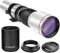 Téléobjectif manuel haute puissance 500 mm/1000 mm f/8 pour Nikon D500, D600, D610, D700, D750, D800, D810, D850, D3100, D3200, D3300, D3400, D3500, D50000 D520. 0, D5300, D5500, D5600 D7100 D7200