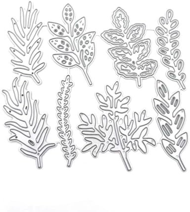 TOZBLEU Stanzbögen,8 pcs Stanzschablonen Blumen Stanzen Blüten Metall Prägeschablonen Stanzformen Cutting Dies für DIY Scrapbooking Karten Handwerk Geschenk Homedeko,105 * 95mm