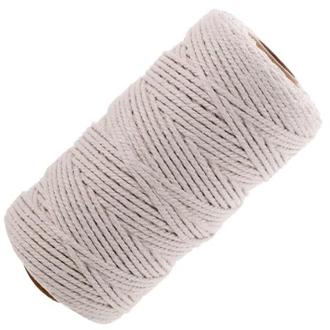 Cabilock Cotton Twine String for Cooking Meat Tying Butcher Twine Food Rope Baler Kitchen Cotton String