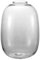 KAYLETIN Grand vase noir en verre pour fleurs, grand vase en verre pour bouquet, grands vases à fleurs pour salon, salle à manger, chambre à coucher, étagère, mariage, bureau, table basse, 25 cm