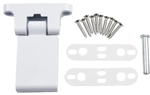 Charnière de porte en PVC, 1 pièce, drapeau de porte, portes françaises gauche droite, charnières de porte en PVC blanc, quincaillerie de charnière de porte et fenêtre