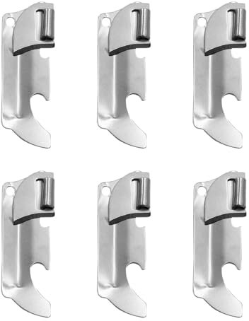 6 Pcs Tin Opener Military Can Opener Portable Manual Can Opener Lid Openers for Camping & Traveling for Home Outdoor Camping