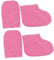 VALICLUD 1 Juego guantes de depilación guantes para baños de parafina guantes de cera de parafina guantes de parafina guante de parafina guantes y patucos de parafina poliéster Rosado