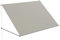 YRHome Markise Fallarmmarkise einziehbar 200x145 cm - Balkonmarkise & Sonnenschutz für Terrasse/Garten - Wetterfest mit UV-Schutz Inkl. Montagezubehör - Ideal für Fenster & Balkon (Grau)