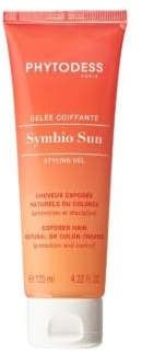 Gelée Coiffante SYMBIO SUN - Soin Cheveux Exposés au Soleil, Naturels ou Colorés 125ml - Protection UV, Hydratation et discipline