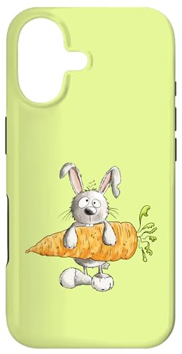 Hülle für iPhone 17 Hase Mit Möhre I Ostern Hasenmotiv Kaninchen Hasi Häschen