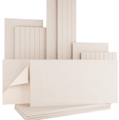 AKUSTIKO Akustikpaneele Selbstklebend 120x60cm - 8 Stück Beige Akustik Wandpaneele Schallschutz & Raumakustik Panels Filz 9mm Hexim Decken- & Wandverkleidung Innenraum Planung (5.76m²)