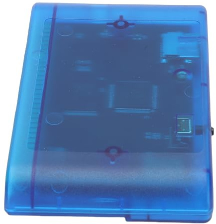 Cartouche Multi-Jeux avec Technologie de Sauvegarde Intelligente pour Mega Drive, Consoles Système Maître pour les Fans de Jeux Rétro (BLUE)