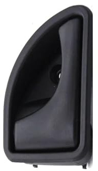Vorderer linker Innens Türgriffs Für Twingo Kangoo 1997-2007 1 Paar Auto-Innentürgriff Vorne Links Rechts Knopf 8200247802 82002478 Auto Türgriff innen(Black Left)
