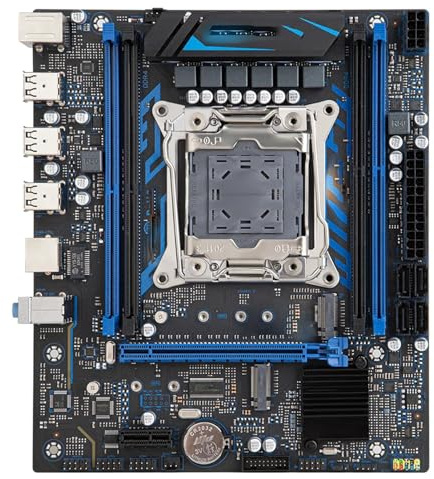 Placa Madre Fit For HUANANZHI X99 P4F LGA 2011-3 XEON X99 Placa Base Compatible con Intel E5 V3 V4 Todas Las Series DDR4 RECC Memoria no ECC NVME