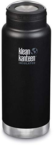 Klean Kanteen Unisex – Erwachsene TKWide VI Trinkflasche, Shale Black (matt), 946ml