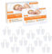 Aérateur dilatateur de sinus nasal (Lot de 12 Moyen) Aérateurs en cône dur– Une solution simple pour les ronfleurs du nez – Dispositif de réduction des ronflements réutilisable - Mobi Lock