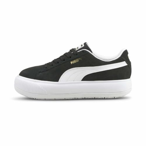 PUMA Suede Mayu, Sportschuhe für Damen, schwarz/weiß (Puma Black Puma White), 36 EU
