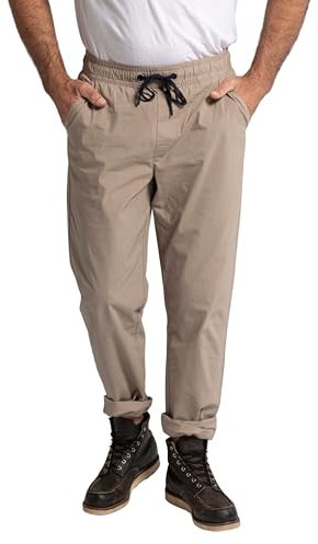 JP1880 Schlupfhose, Pantalon à Enfiler, Flexnamic, Beige, 6XL Homme