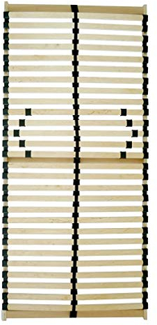 Dein-Polster Lattenrost, Lattenrost E-Flex mit 28 Leisten unverstellbar zur Selbstmontage (80 x 190 cm)