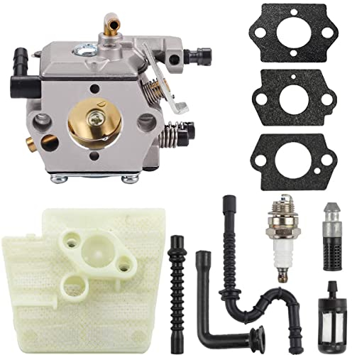 ZAMDOE MS260 Vergaser Ersatz für stihl 024 026 024 AV 024S MS240 MS260 PRO Kettensäge, für Walbro WT-194, WT-194-1, ersetzen Sie # 1121 120 0611, mit Ölleitung