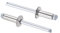 sourcing map Blind Rivets 304 Stainless Steel 5mm Diameter 13mm Grip Length Silver 50pcs