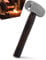 Blacksmith 3LB Handmade Forge Hammer for Farrier, Knife Maker, Blacksmith Forging Tool
