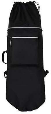 Dostear Cruiser Skateboard Rucksack Zubehör Longboard Tragetasche Kinder Tasche Skate Skater Erwachsene SchutzhüLle Schwarz 110 cm x 32 cm