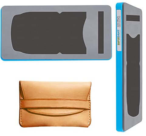 SUPERDANT Leder Kartenhalter Stanzformen Vintage Leder Snap Kartenetui Stanze DIY Maschine Leder Karten Organizer Für Männer & Frauen